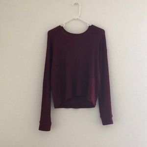 Crop sweater.